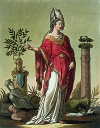 Sybil af Eritrea med hendes insignier, 1796